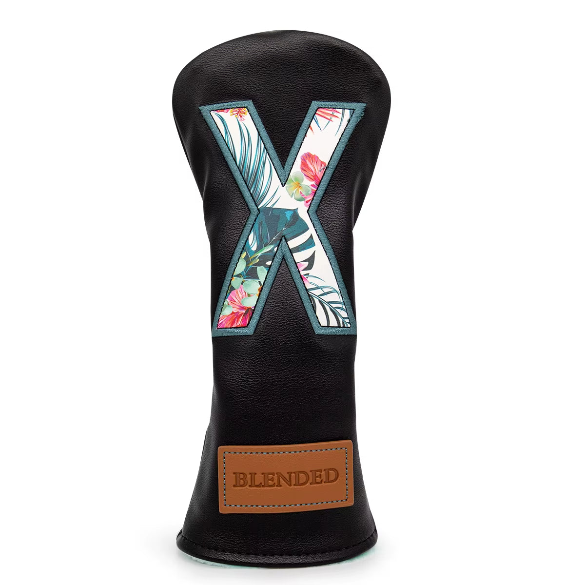 Black Leather Golf Headcovers Summer Fashion Head Cover High Qaulity Driver Wood Cover Set White Premium Leather Driver Fairway