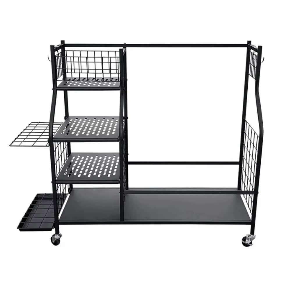Golf Storage Cart Oversize Perfect for Storing and Organizing Golf Bags and Golf Accessories to save Space