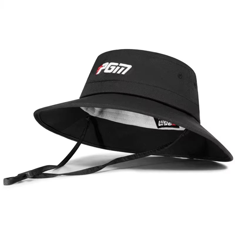 Men Golf Hat Adjustable Windproof Rope Caps Waist Sweat-Absorbing Band Fisherman Hats MZ059