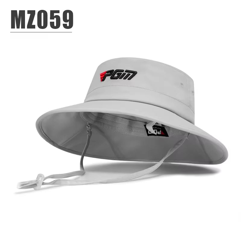 Men Golf Hat Adjustable Windproof Rope Caps Waist Sweat-Absorbing Band Fisherman Hats MZ059