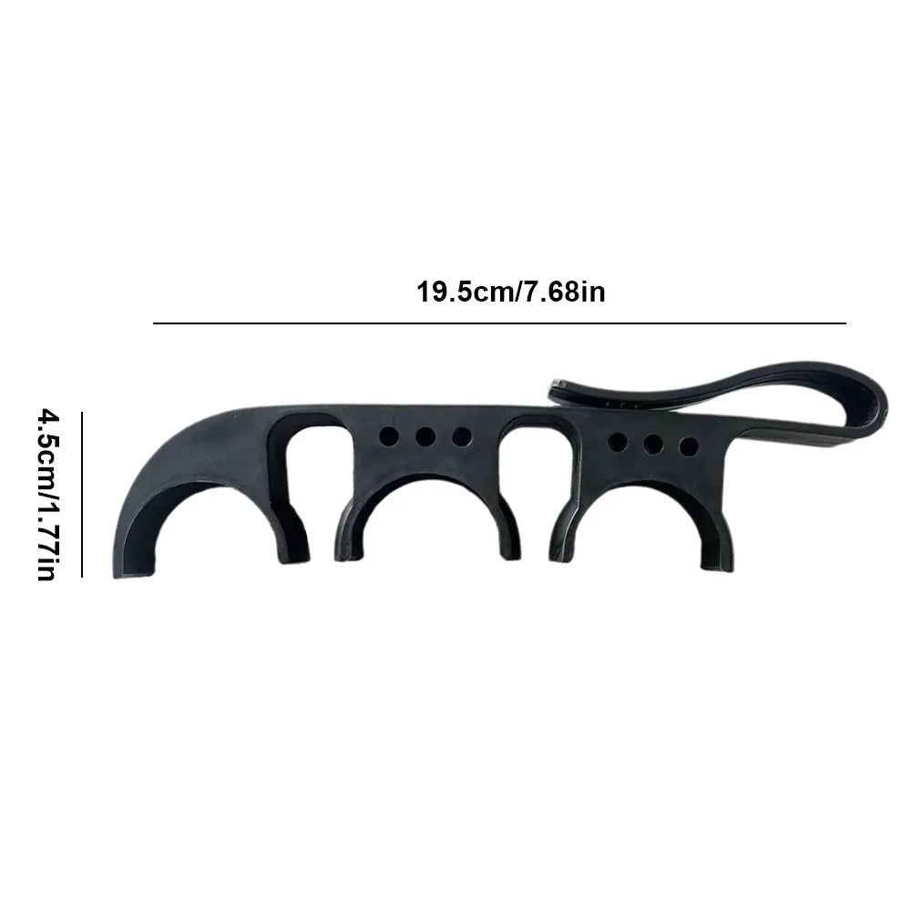 Golf Ball Clip with Tee Holder Plastic Golf Ball Clamp Storage Holder Portable Golf Accessories for Men Women