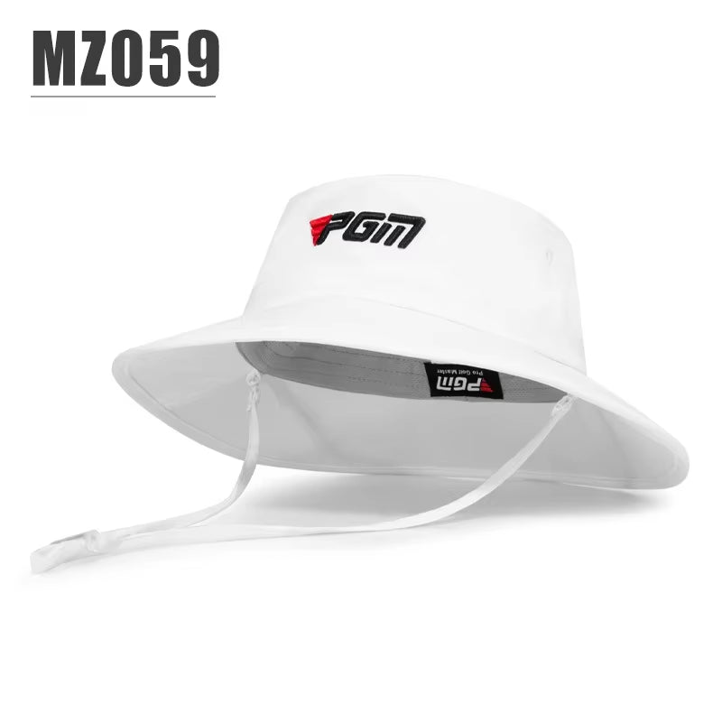 Men Golf Hat Adjustable Windproof Rope Caps Waist Sweat-Absorbing Band Fisherman Hats MZ059