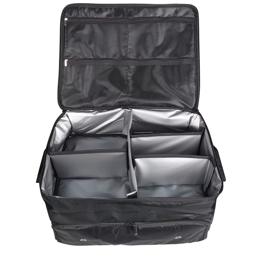 Golf Trunk Organizer Waterproof Car Golf Shoes Bag with Large Golf Storage Box for Shoes Balls Tees Clothes Gloves Accessories 