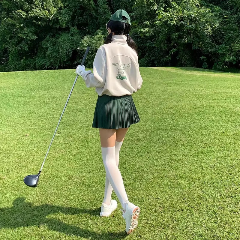 New Multi Reason Golf Skirt for Women High Waist Pleated Skorts Ladies Golf Wear A-Lined Sports Causal Skirt with Inner Shorts