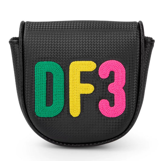 Golf Headcover for DF3 Mallet Putter Center Shaft Head Cover for Mallet Putter Golf Covers with Magnetic Magnet Closure Elegant